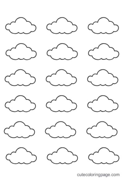 2 inch cloud template