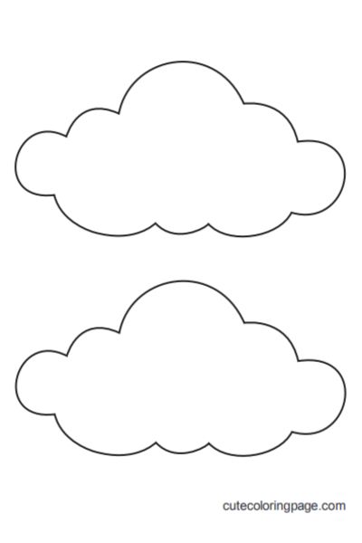 7.5 inch cloud template