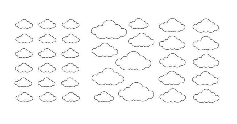 Free Printable Cloud Templates