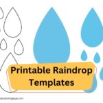 Printable Raindrop Templates