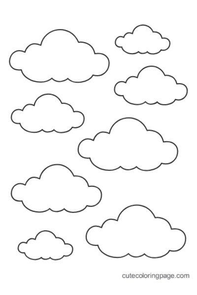 mixed sized cloud template